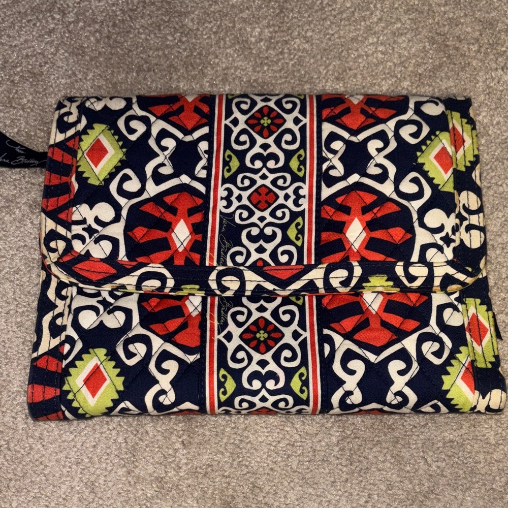 VERA BRADLEY COLORFUL TRAVEL JEWELRY BAG